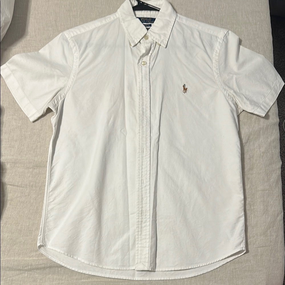 Polo by Ralph Lauren White Casual Button Down Shirt Classic Fit